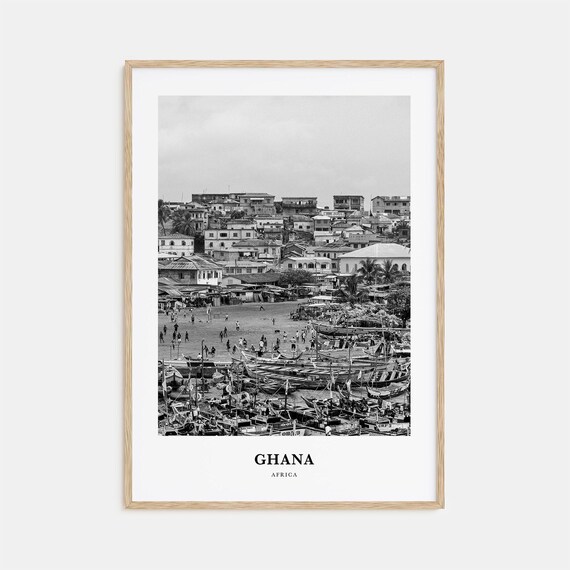 Ghana Wall Art No 2 Ghana Wall Decor Ghana Poster Ghana Home Decor Ghana Travel Gift Ghana Travel Print