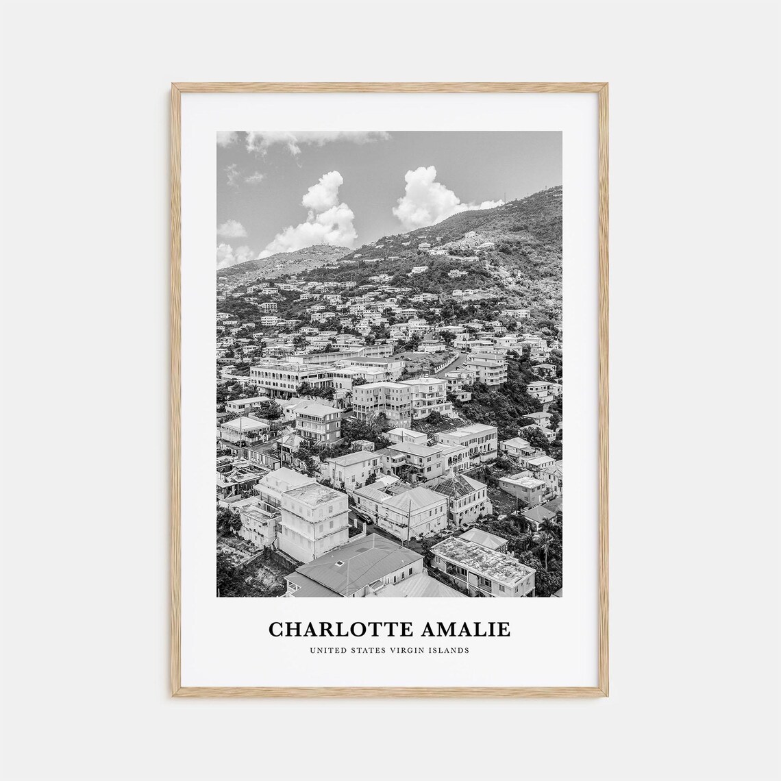 Charlotte Amalie Wall Art Charlotte Amalie Wall Decor Charlotte Amalie Poster Charlotte Amalie Home Decor Charlotte Amalie Travel Gift