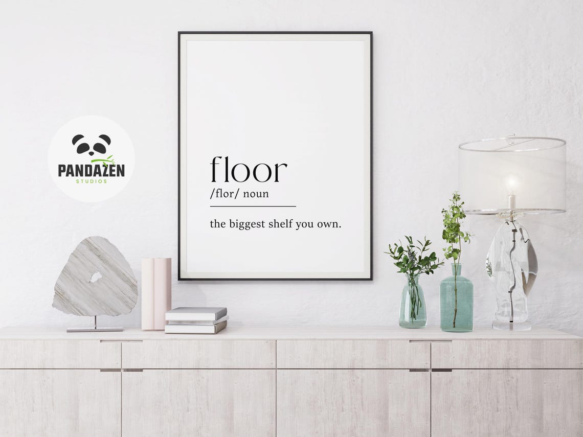 Floor Definition Bedroom Decor Teenager Wall Art Teen Room Decor Funny Teen Poster Room Decor For Teen Boys Room Decor For Teen Girls - Image 2