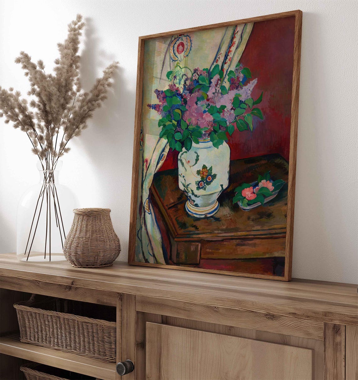 Vintage Flower Print Cottage Wall Art Decor Vintage Country Still Life Oil Painting Botanical Art Poster Wa266 - Image 2