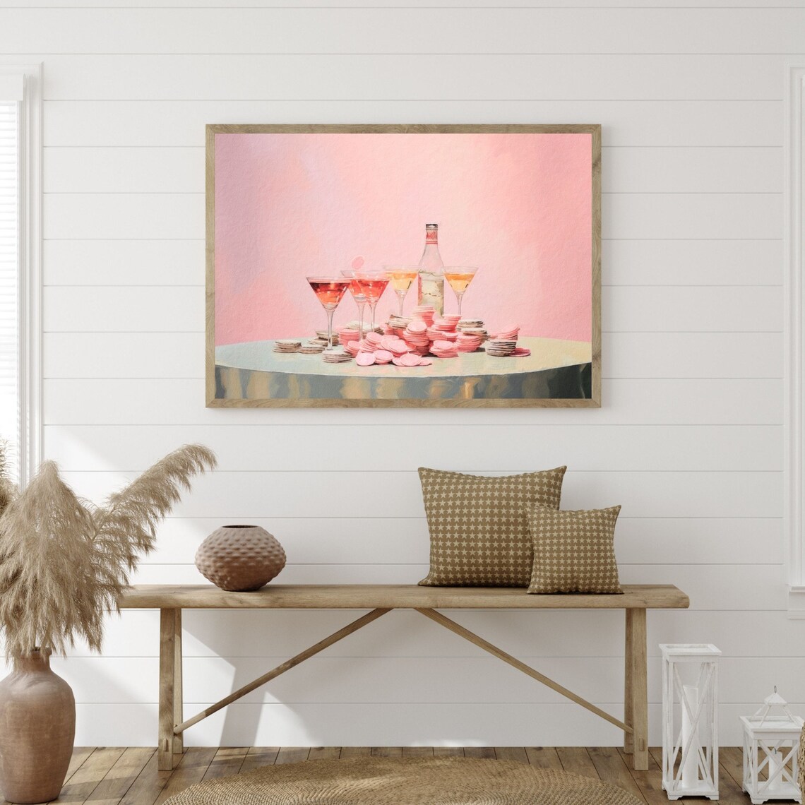 Cocktails And Poker Retro Poster, Girly Decor - Image 3