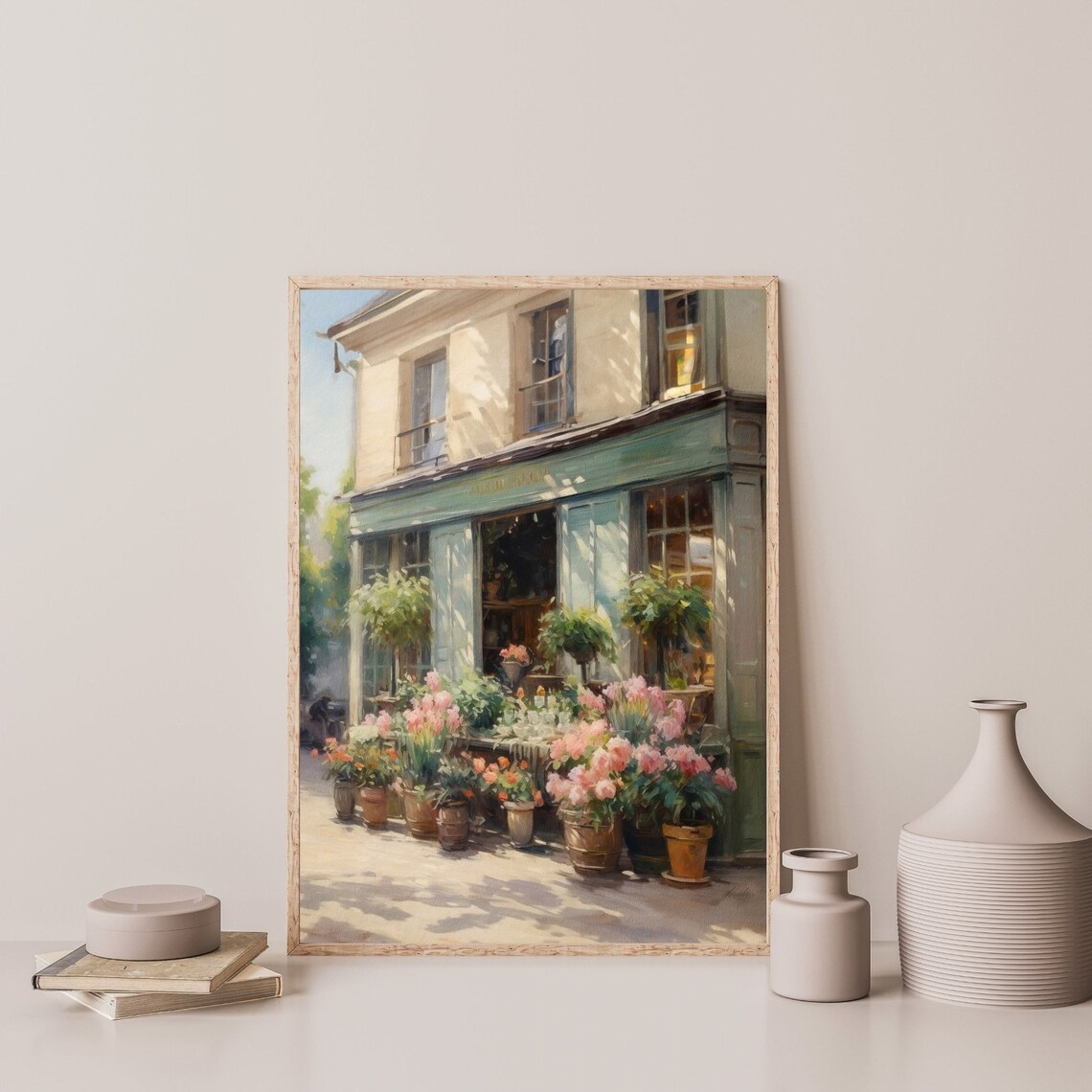 Plant Shop Botanical Poster, Rustic European Retro - Image 3