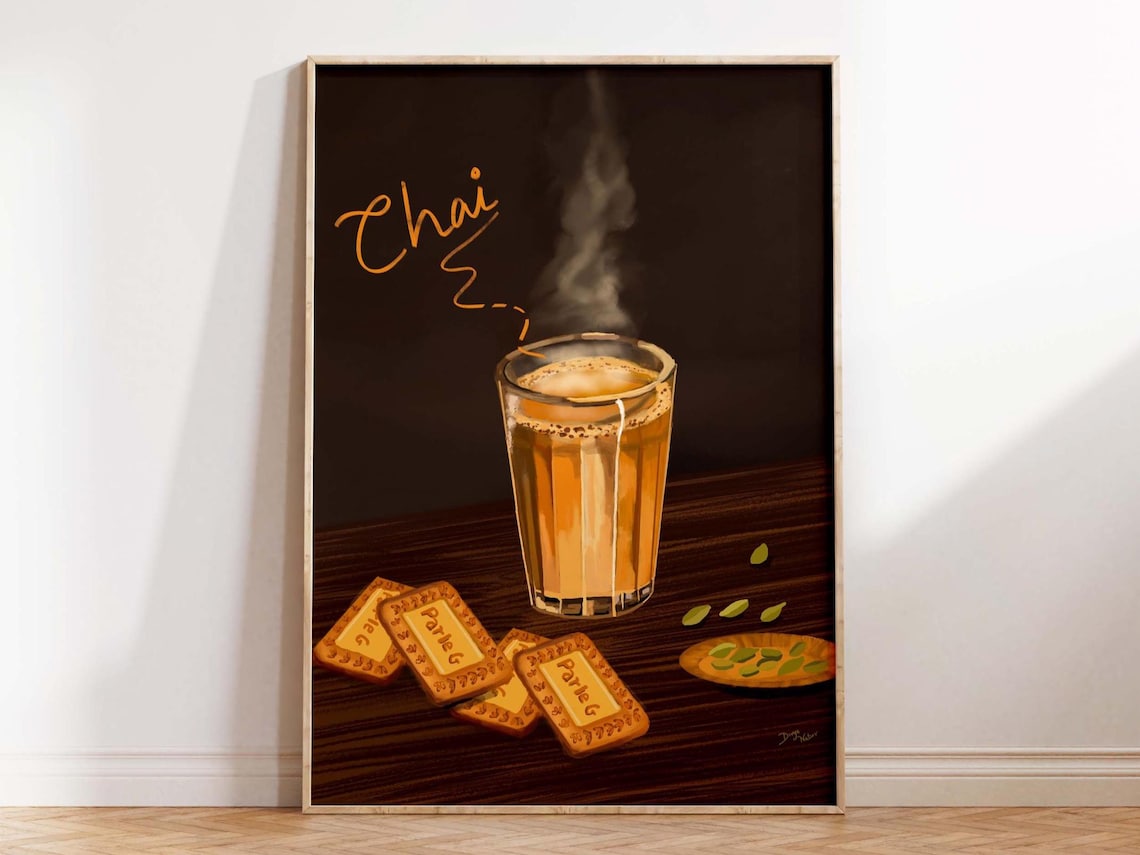 Chai Tea Biscuits Gift Home Poster Print