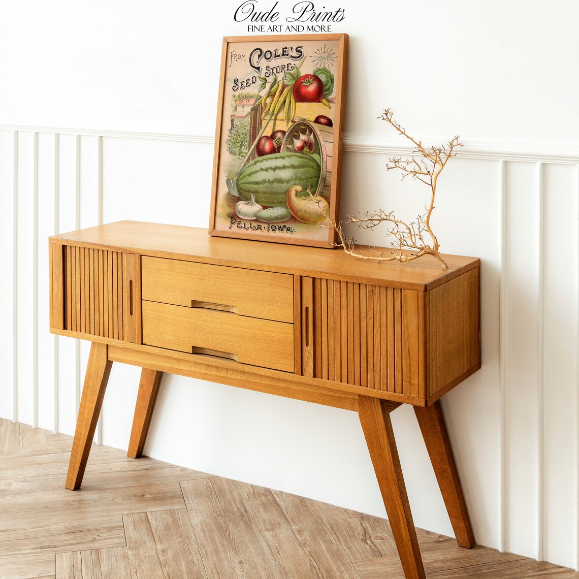 Vegetable Store Catalog Cover, 1890s Kitchen Poster - Image 2