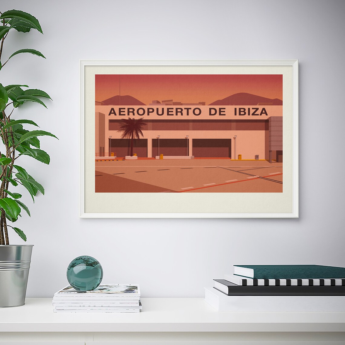Ibiza Airport Travel Poster - Image 4