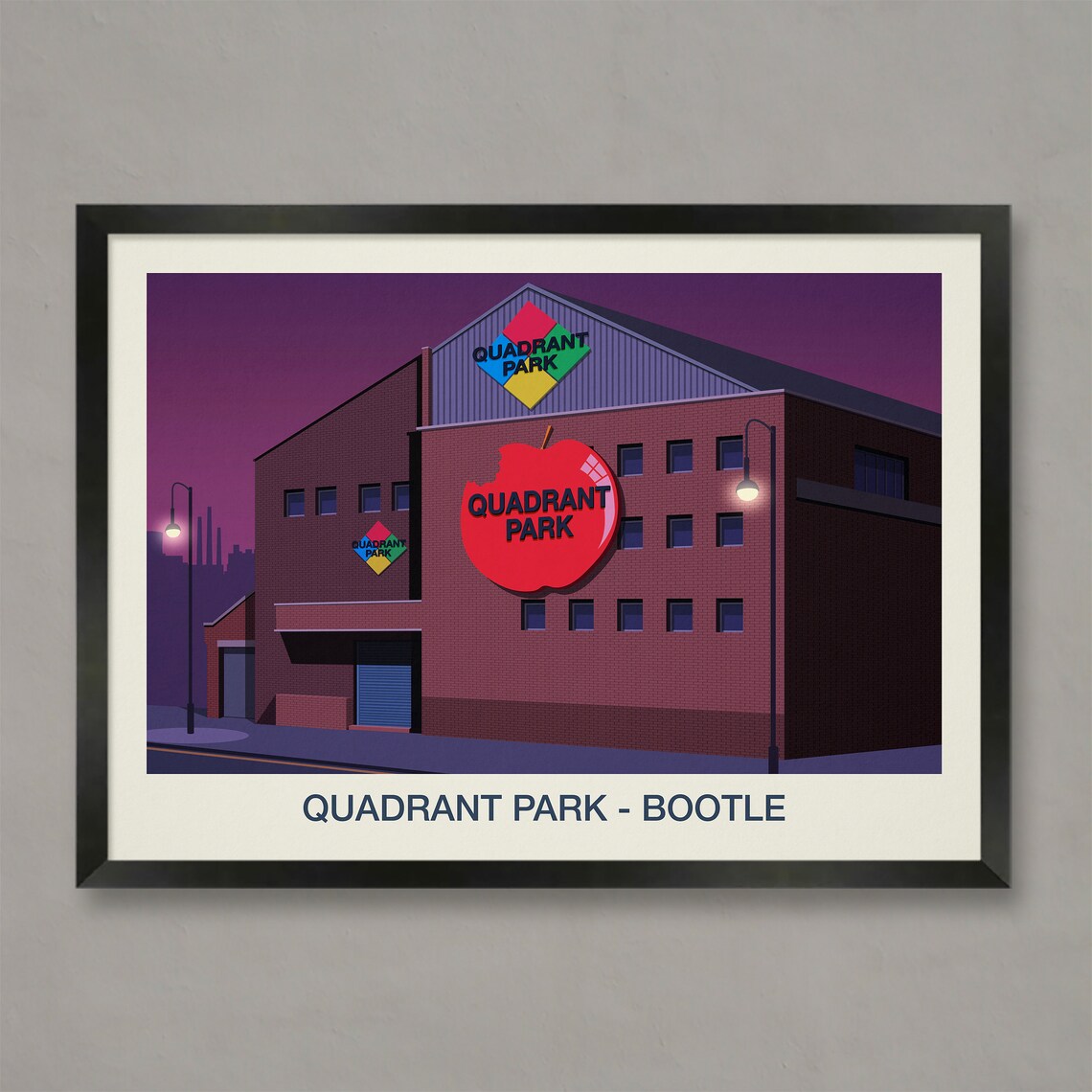 Quadrant Park Nightclub Poster, Nightclub Print