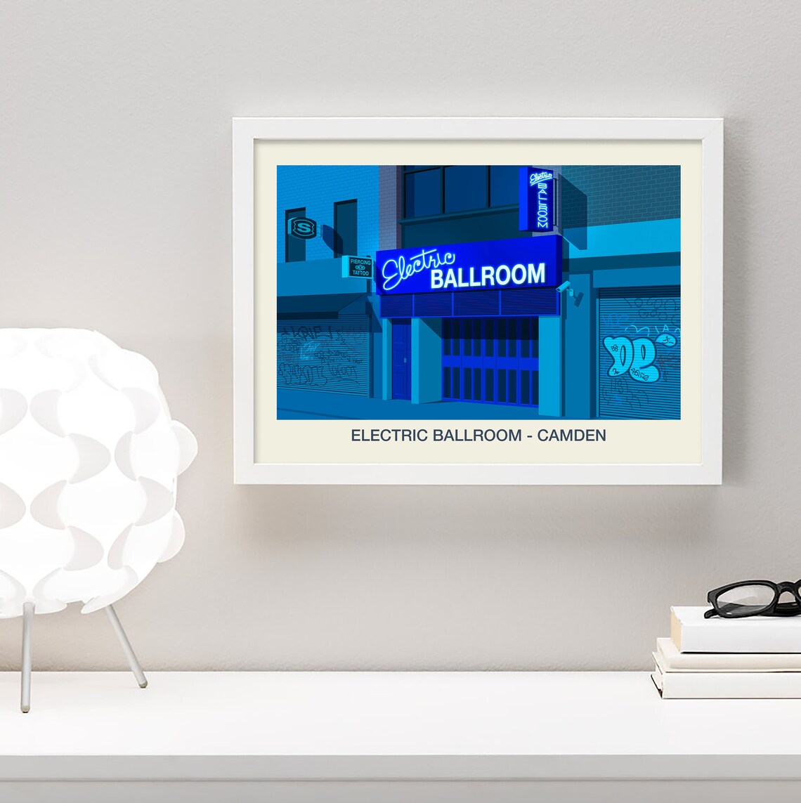 Electric Ballroom Camden London Music Venue Illustration Poster - Image 4