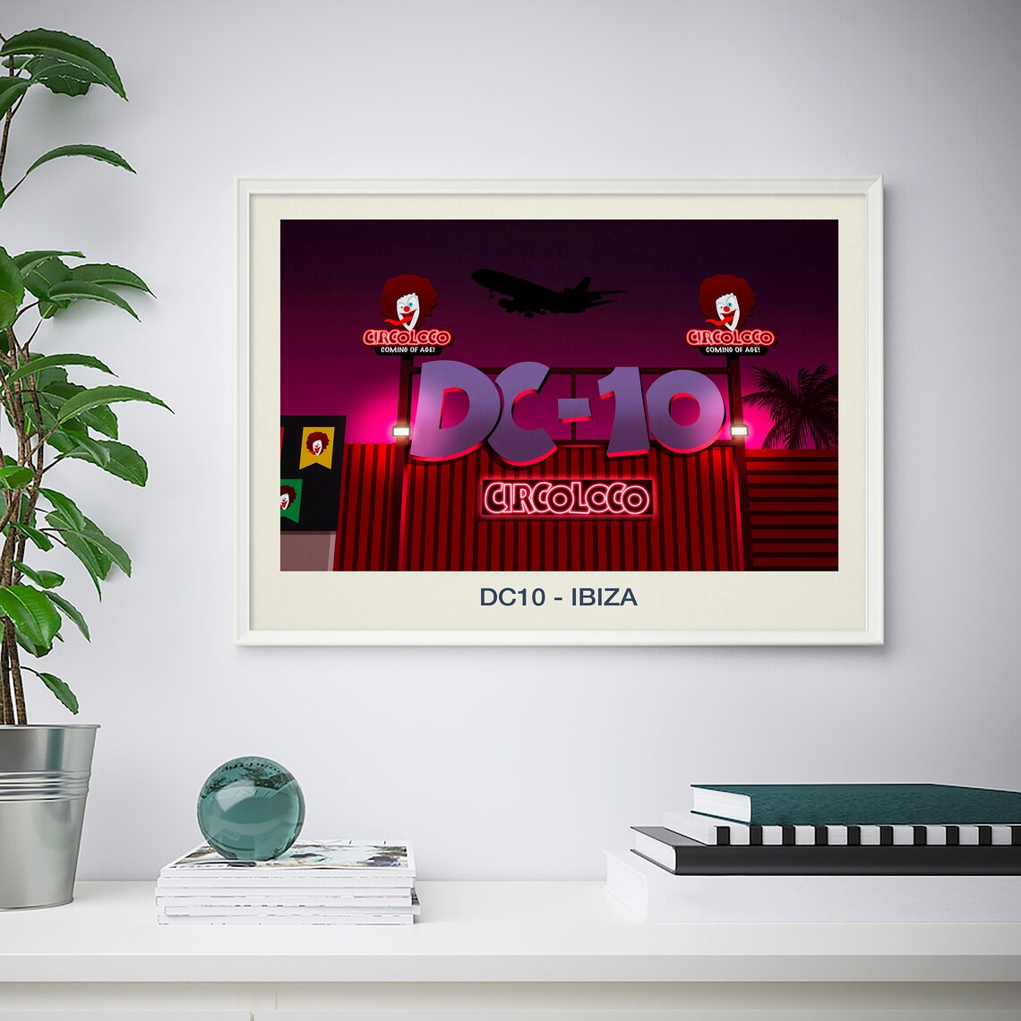 DC10 Nightclub Poster, Nightclub Travel Poster - Image 4