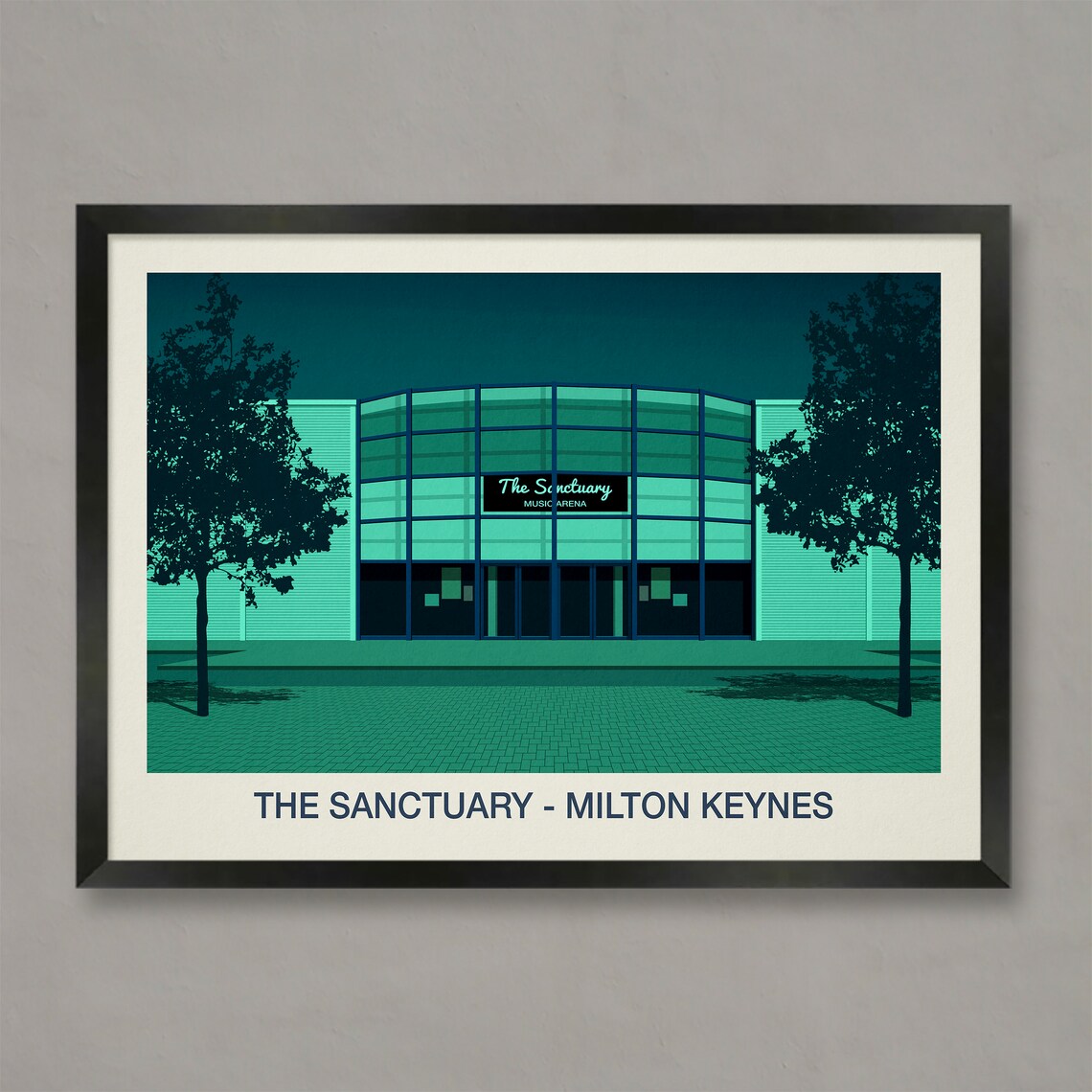 The Sanctuary Nightclub Poster Art Print