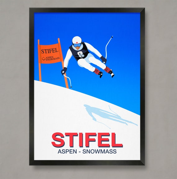 Stifel Ski Race Poster Aspen Snowmass Stifel Ski Race Aspen Ski Race Aspen Poster Snowmass Poster Stifel Stifel Race Print