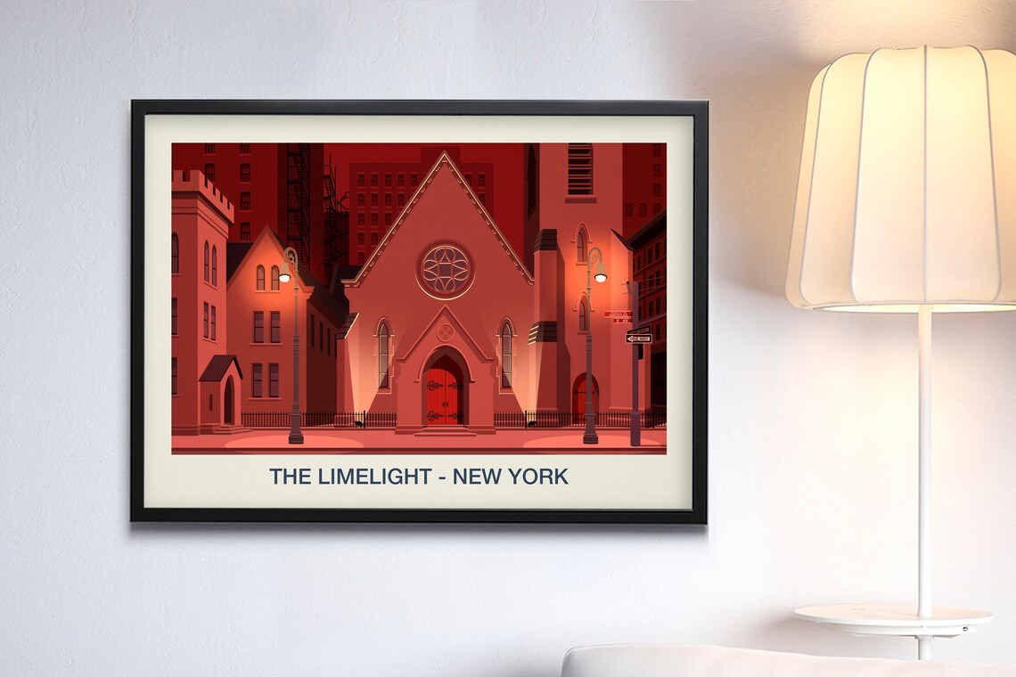 The Limelight New York Travel Poster, Nightclub Venue - Image 3