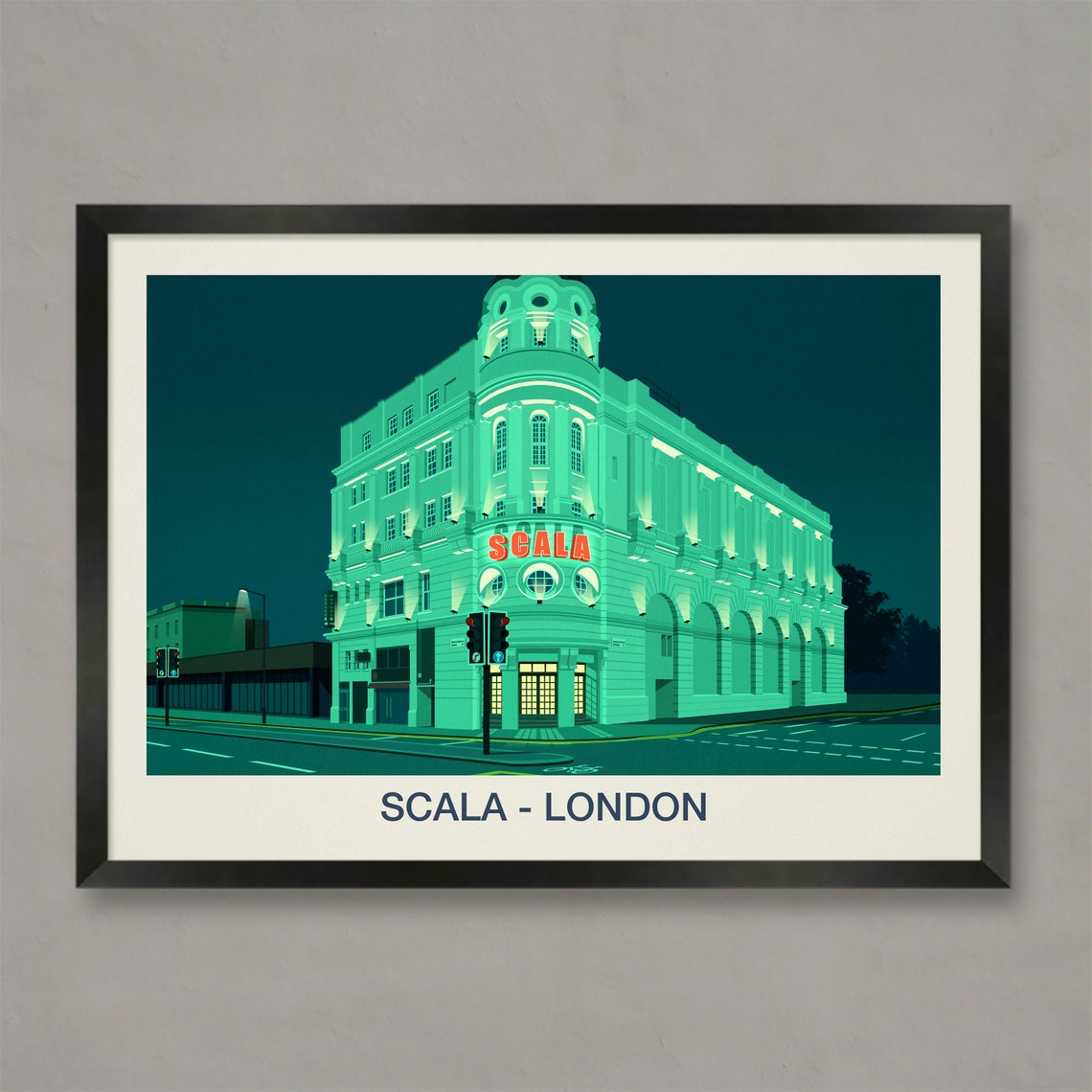Scala Music Venue Poster Scala London Nightclub Print Scala Nightclub Scala Music Venue Poster Scala Nightclub Print Scala Venue