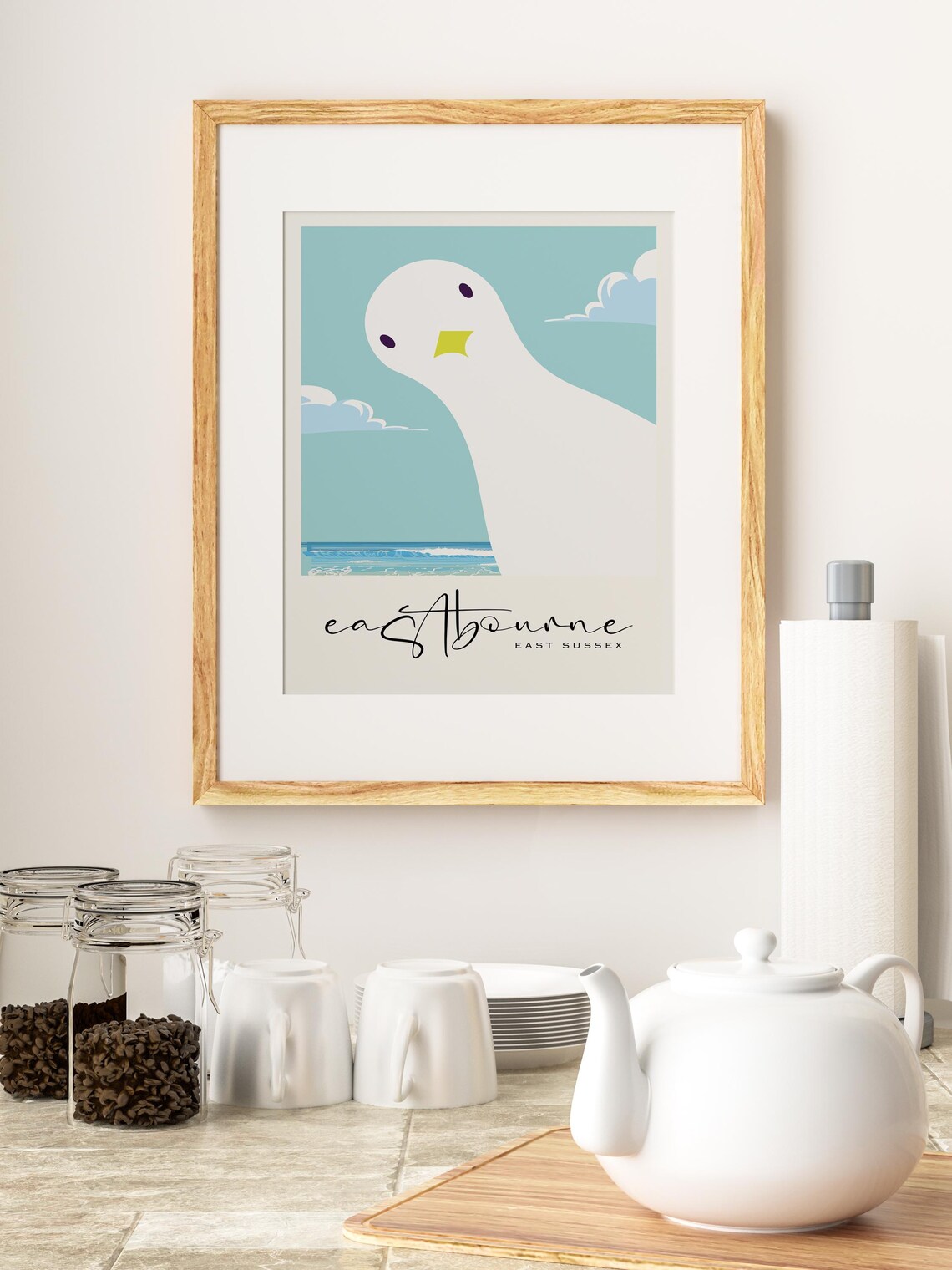 Eastbourne Travel Poster, Seaside Poster - Image 3