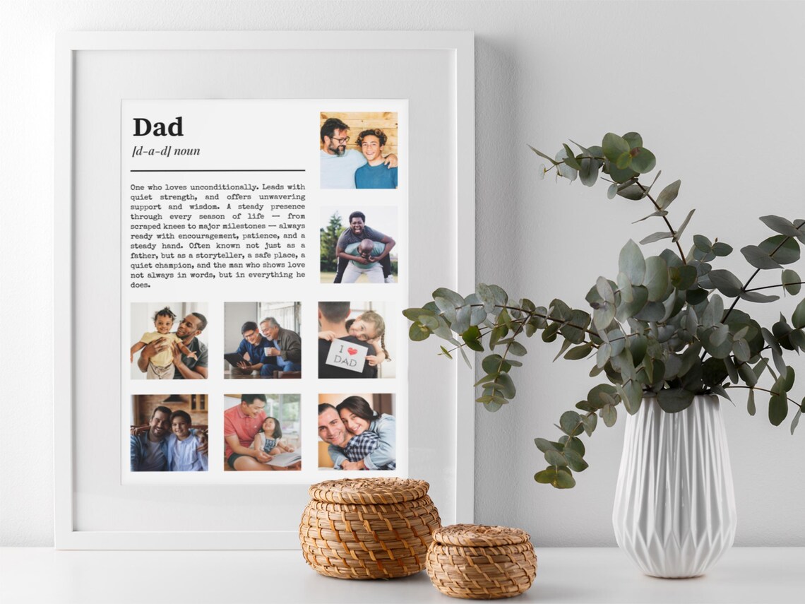 Personalised Dad Photo Collage, Fathers Day Gift - Image 5