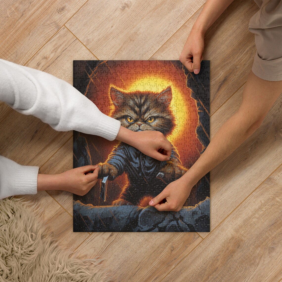 Furry Cat Halloween Scares Me, Gritty Horror Comics - Image 2