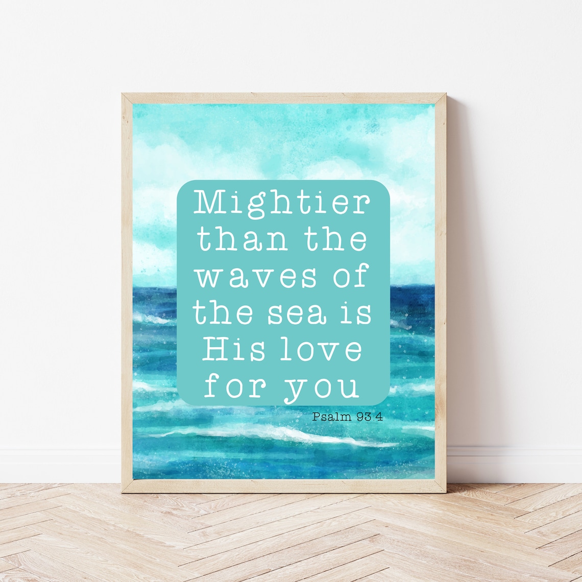 Psalm 9:34 Bible Verse Church Decor Art Print