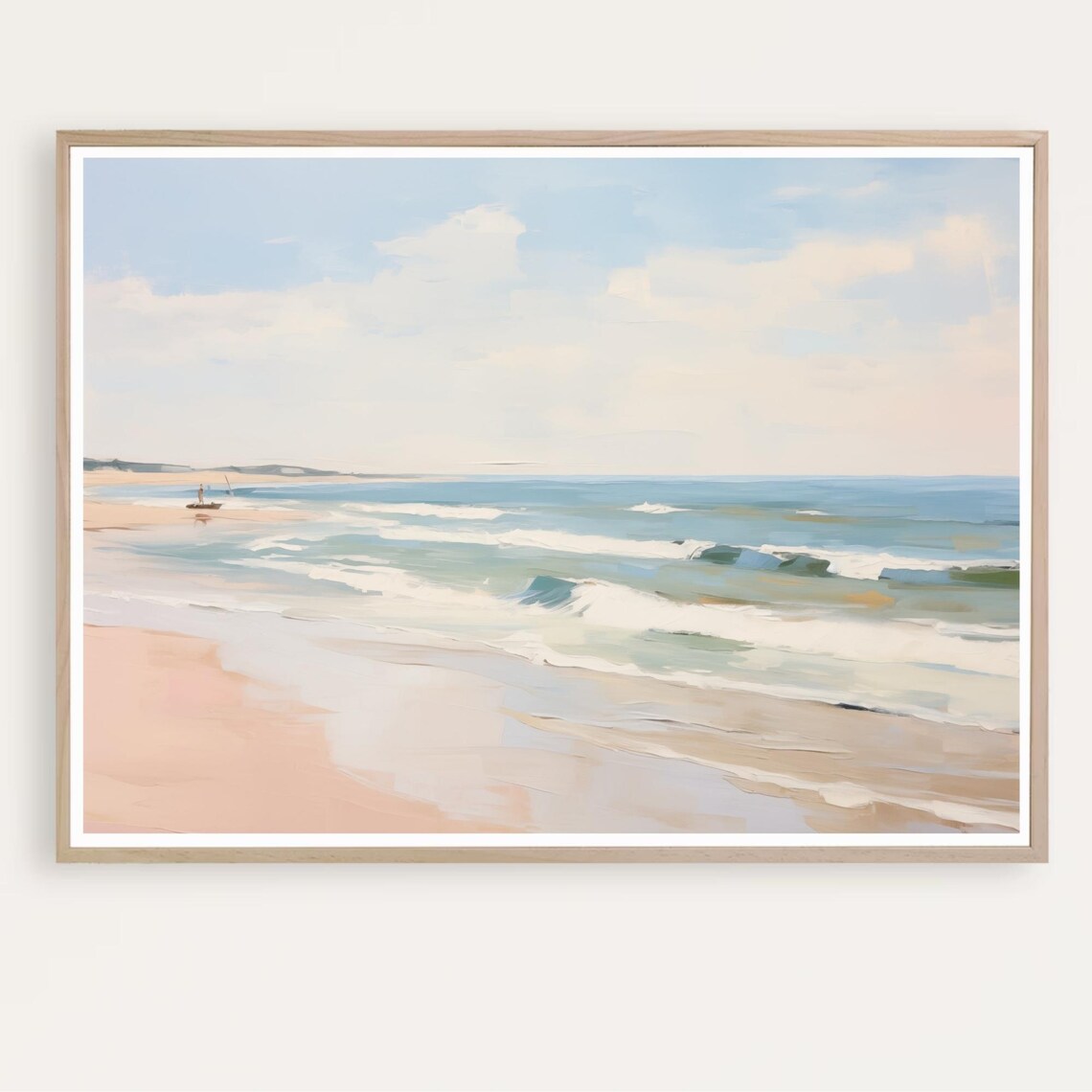 Ocean Coastal Landscape, Seascape Art Print