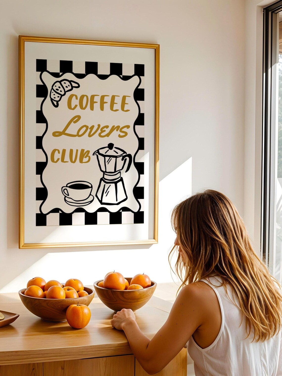 Coffee Lovers Club - Diner Style Kitchen Decor - Image 3