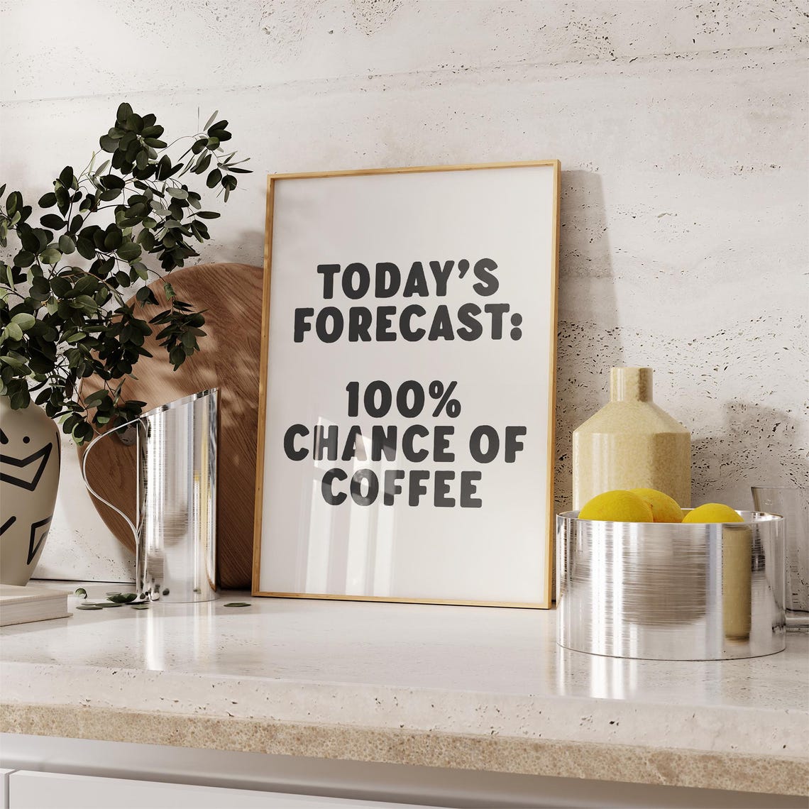 Coffee Lover Print Kitchen Wall Art Typography Poster Funny Quote Print Coffee Bar Decor Kitchen Prints - Image 3