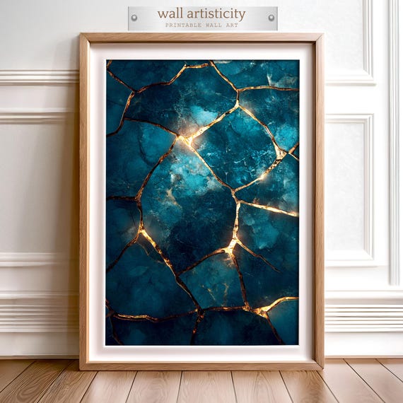 Kintsugi Wall Art Print, Wabi Sabi Inspired