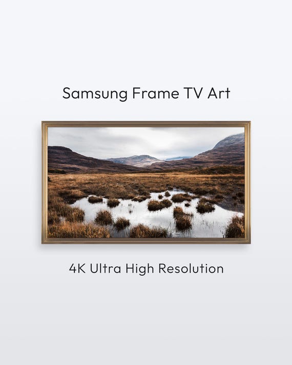 Scotland Samsung Frame Tv Art Moody Nature Photography 4k Print