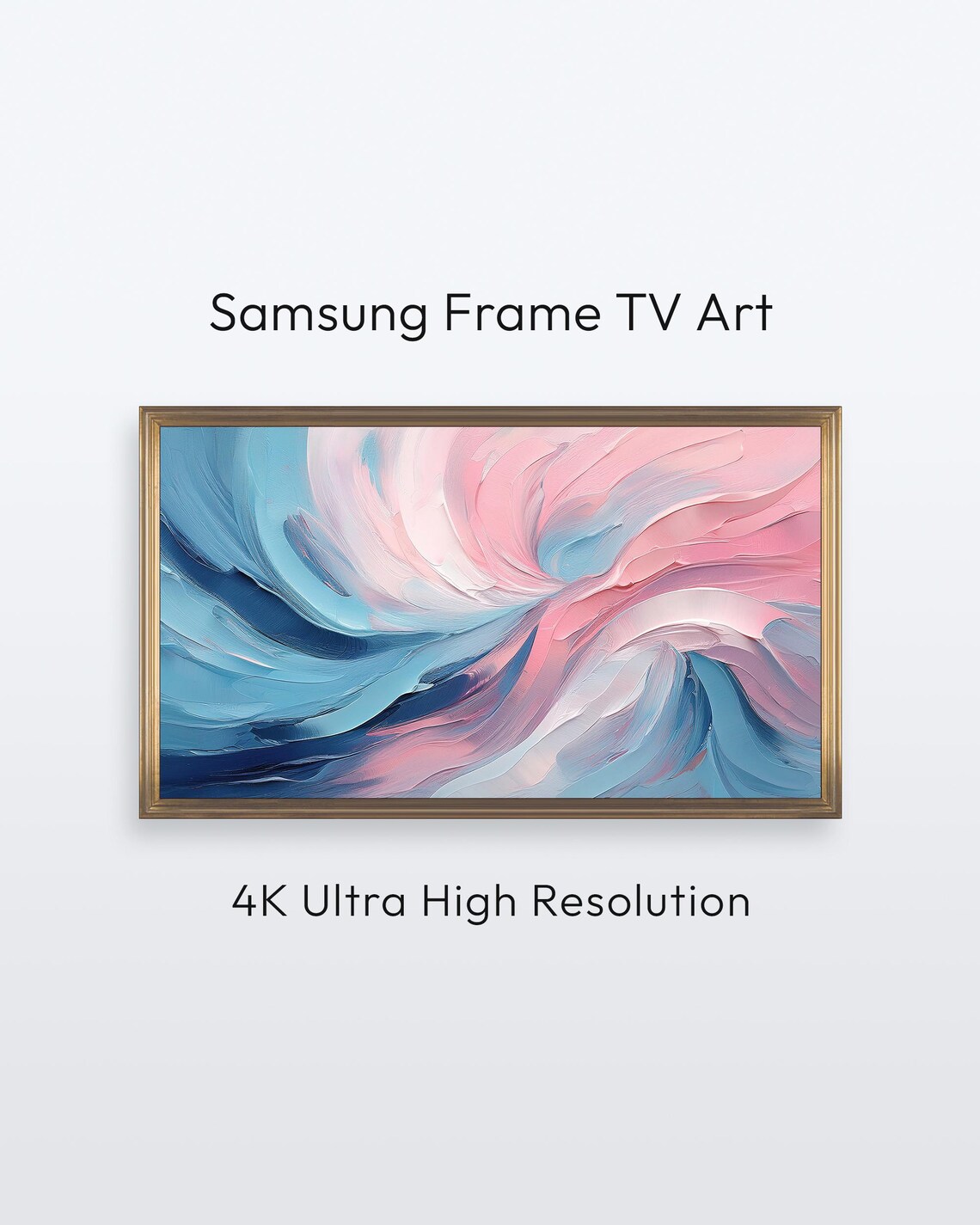 Minimalist Abstract Art, Modern Pastel Painting