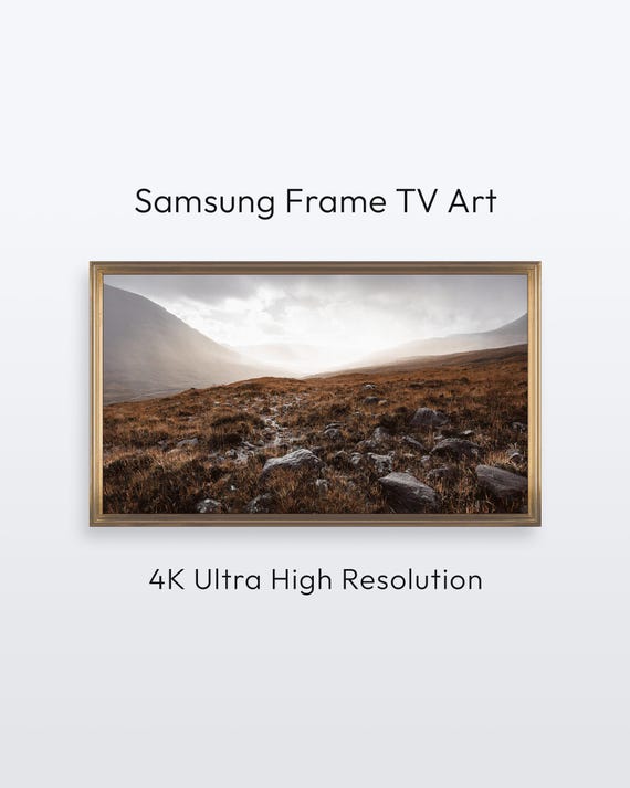 Scotland Landscape Samsung Frame Tv Art Moody Nature Photography 4k Print