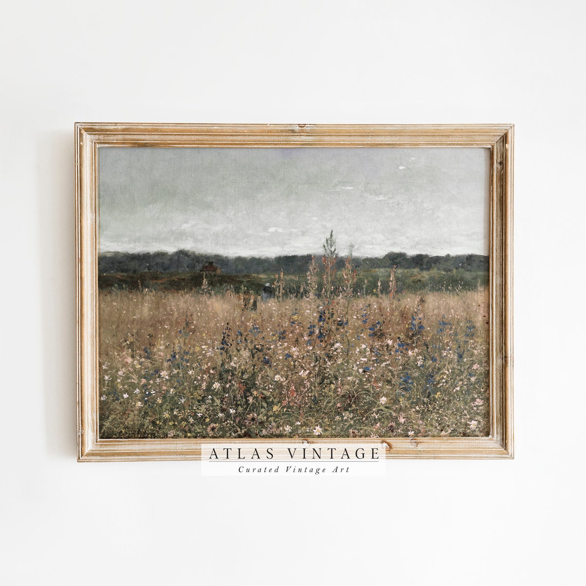 Curated Seven Piece Vintage Gallery Wall Art Set with Rabbit - Image 7