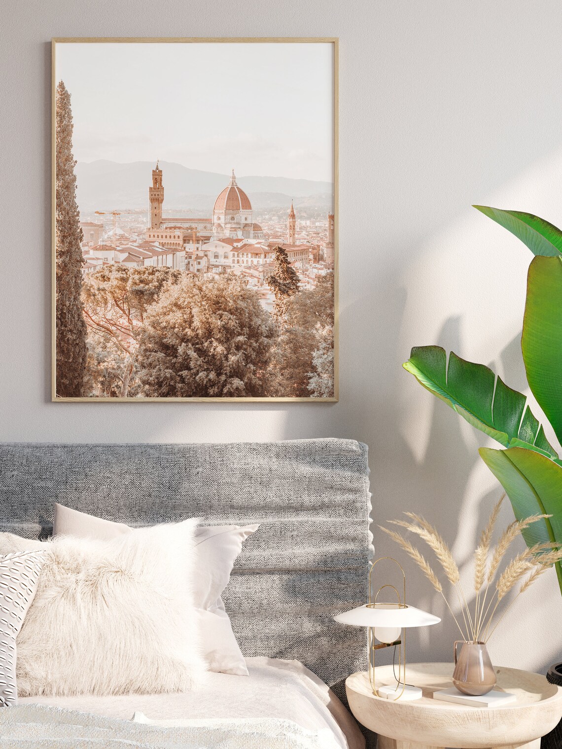 Florence Italy Duomo Cathedral Skyline Panoramic Travel Wall Print - Image 2