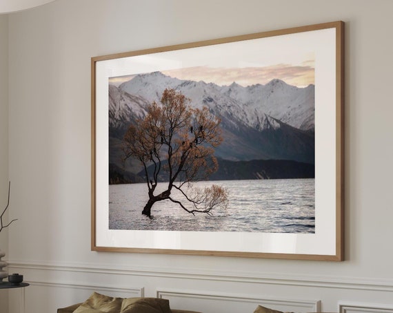 Horizontal Tree Photography, Nature Landscape Art Print