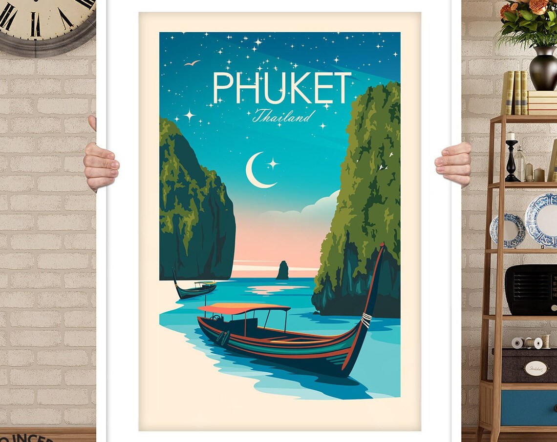 Phuket Travel Poster, Thailand Wall Decor - Image 3