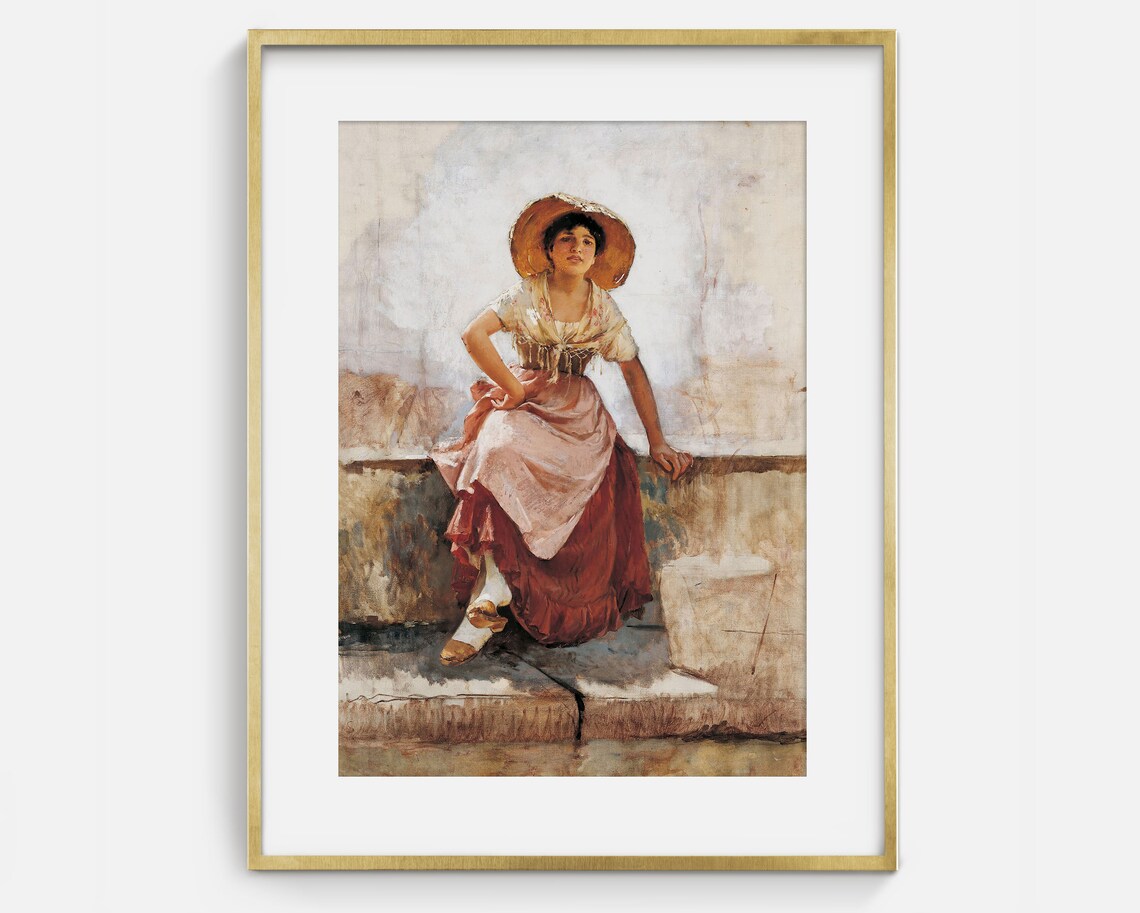 Vintage Portrait Art Print - Image 2