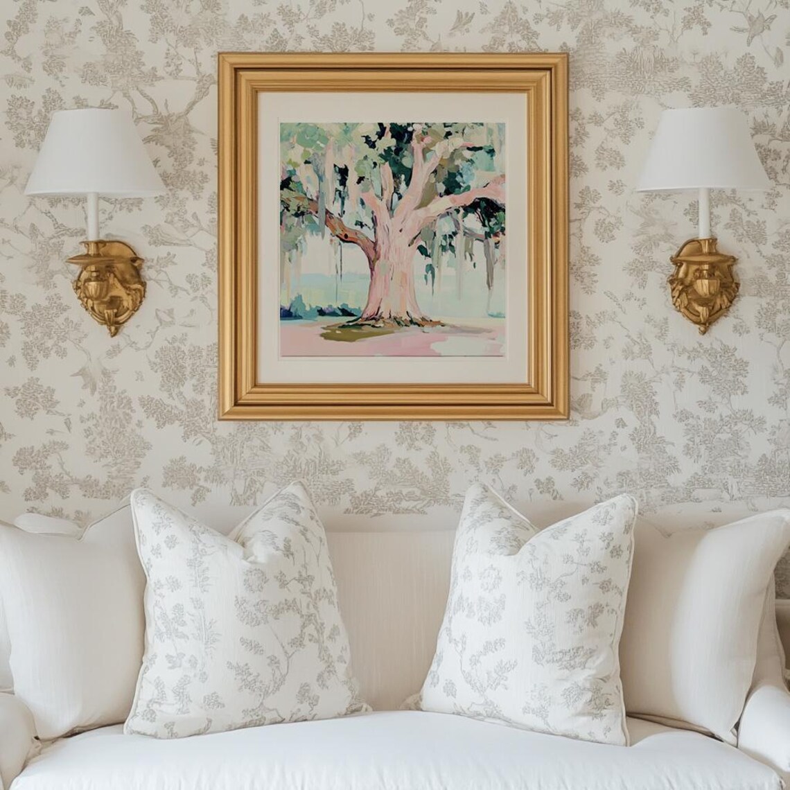 Live Oak Tree Painting, Southern Landscape Art Print - Image 5