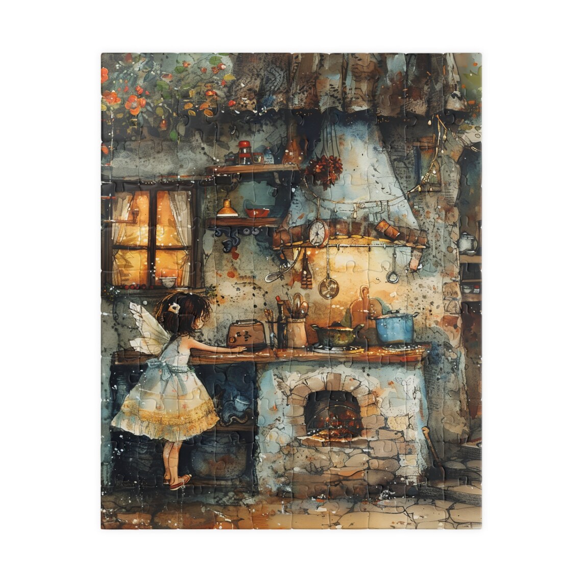Fairy In The Kitchen II, Fantasy Wall Art Print - Image 2