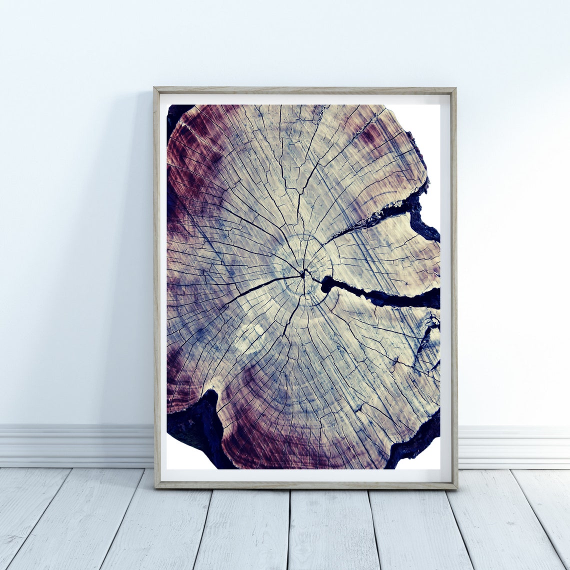 Tree Ring Print Tree Ring Art Print Tree Ring Home Decor Wall Art Print Wall Art Tree Print Tree Stump Print Art