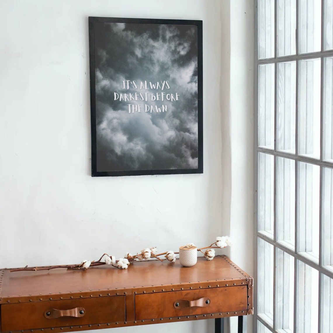 It Is Always Darkest Before The Dawn Poster Motivational Quote - Image 2