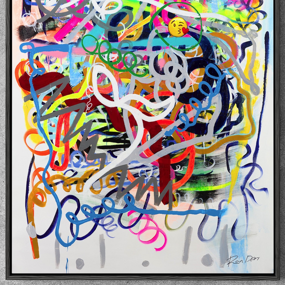 Ron Deri Modern Abstract Contemporary Art Print - Image 2