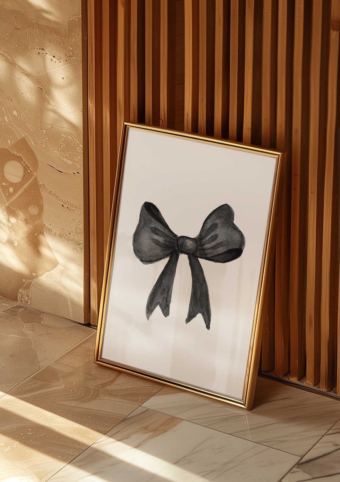 Bow Wall Art Trendy Poster, Preppy Dorm Decor