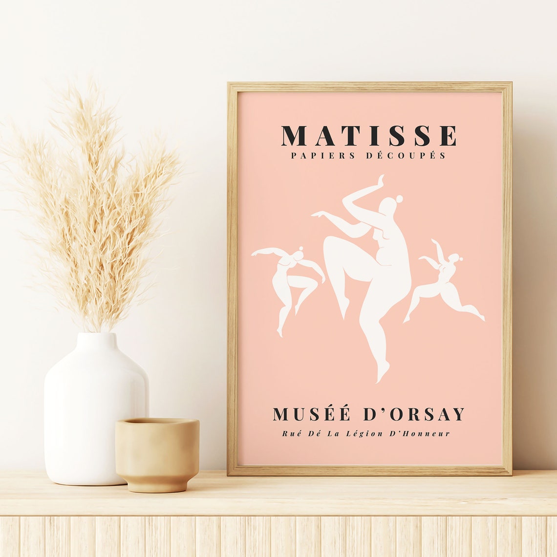 Henri Matisse Pink Dancing Figures White Dancers Musee Art Poster