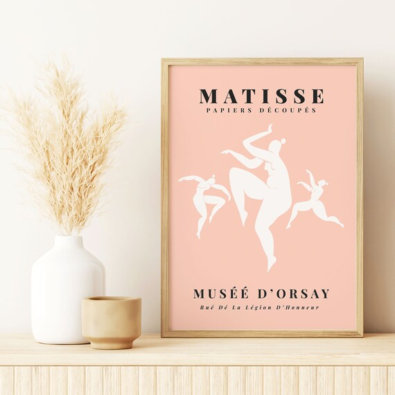 Pastel Color Matisse Wall Art Print Museum Poster Vintage Gallery Wall Art Abstract Print Living Room Poster