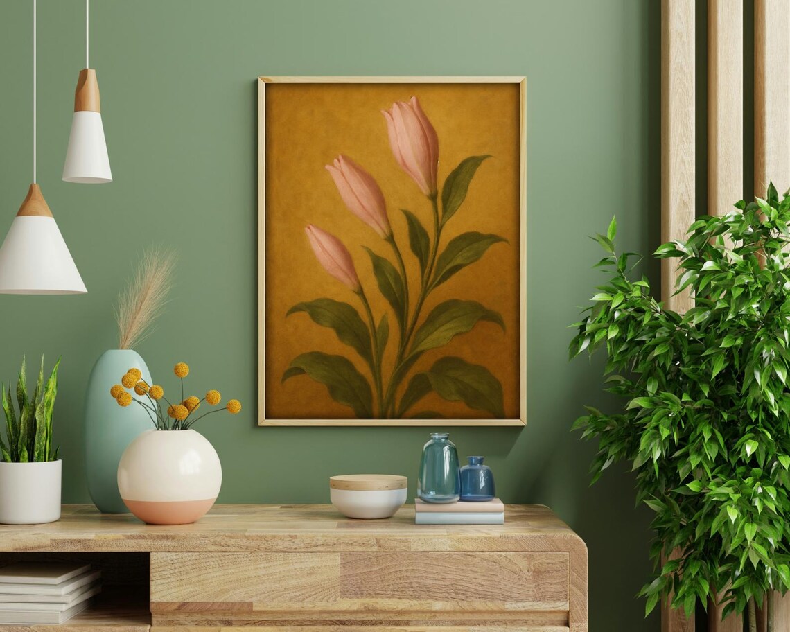 Vintage Tulip Botanical Art Print - Image 4