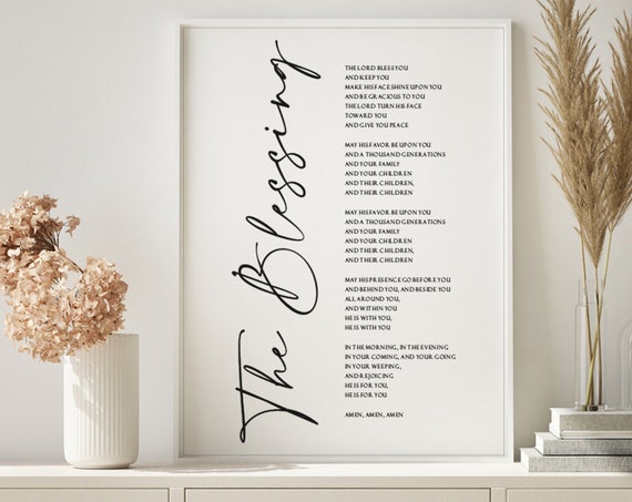 The Blessing Song Kari Jobe May His Favor Be Upon You Scripture Song Sign Christian Wall Art Scripture Signs Gift For Christmas