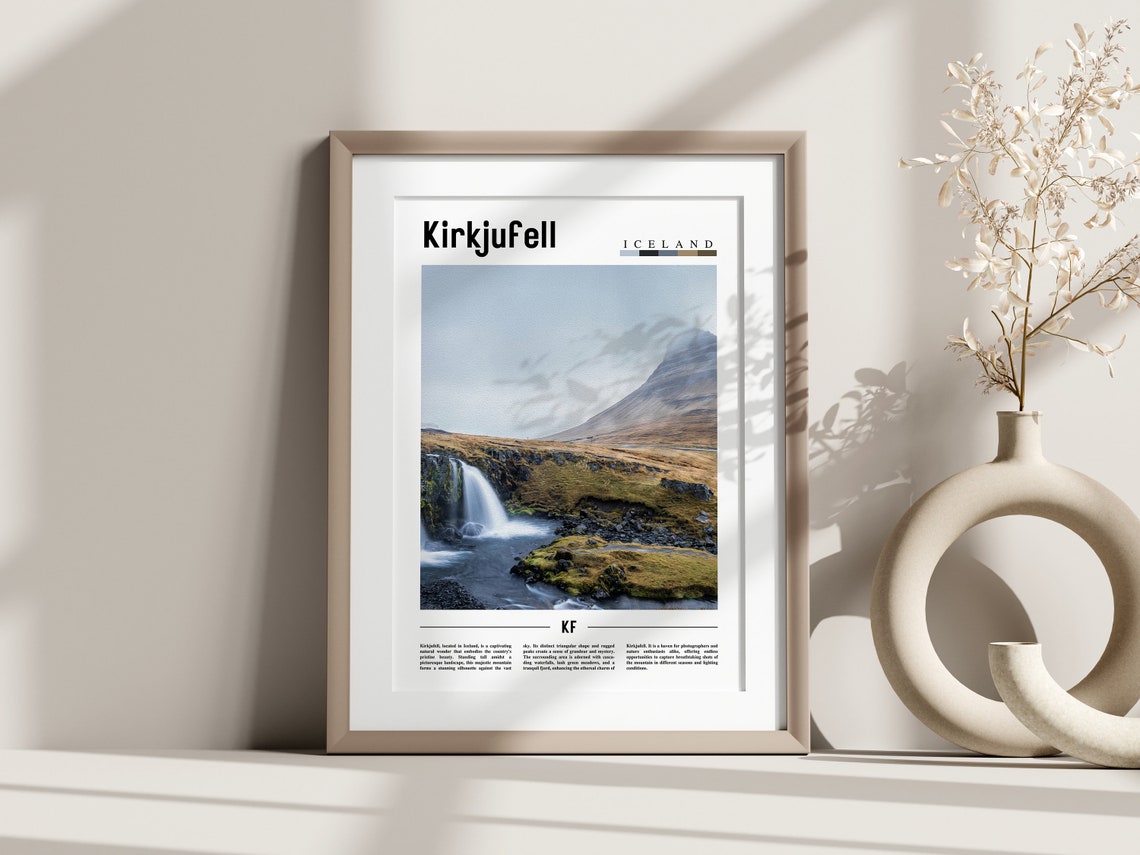 Kirkjufell Poster Kirkjufell Print Kirkjufell Wall Art Europe Photo Europe Poster Europe Print Travel Poster - Image 3