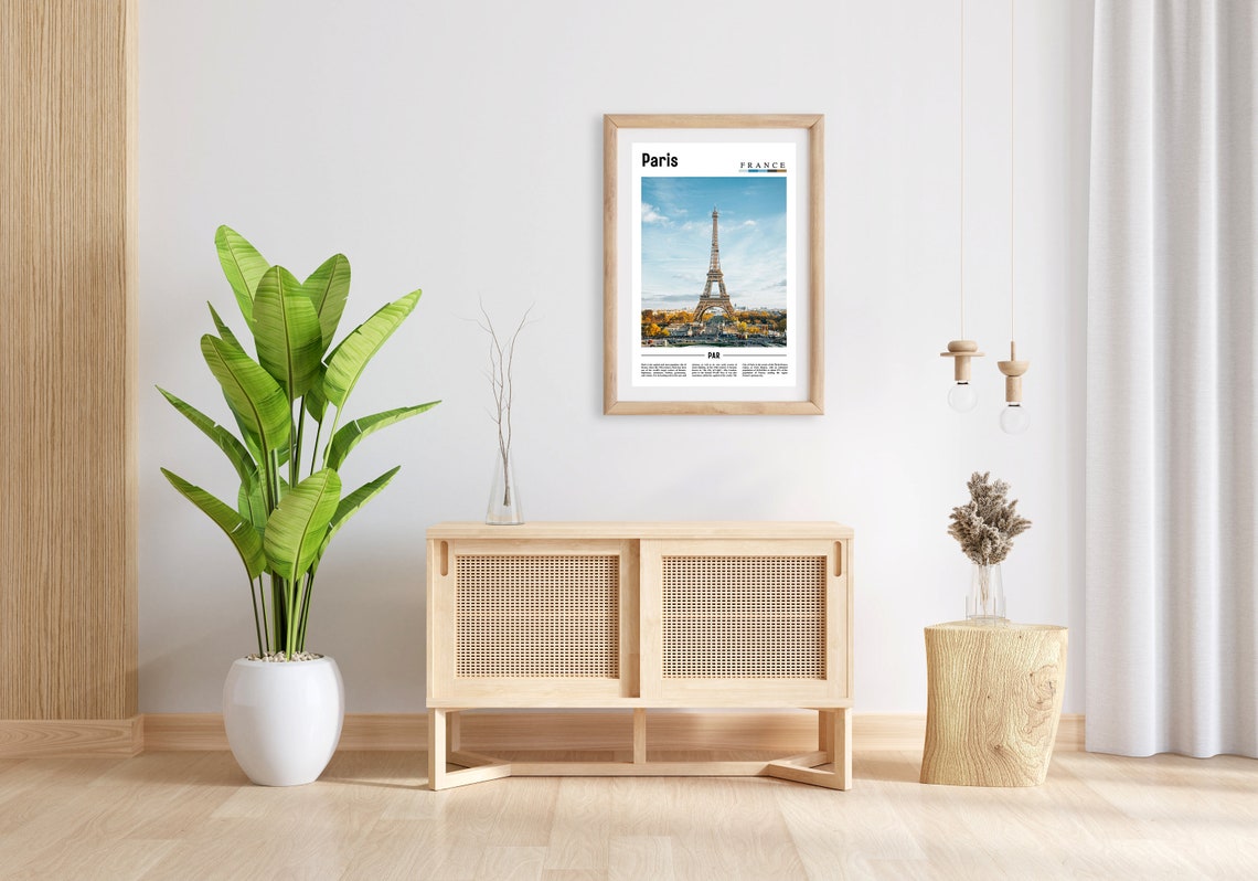 Paris Poster Paris Print Paris Wall Art France Photo France Poster France Print France Wall Art Minimal Travel Poster - Image 4