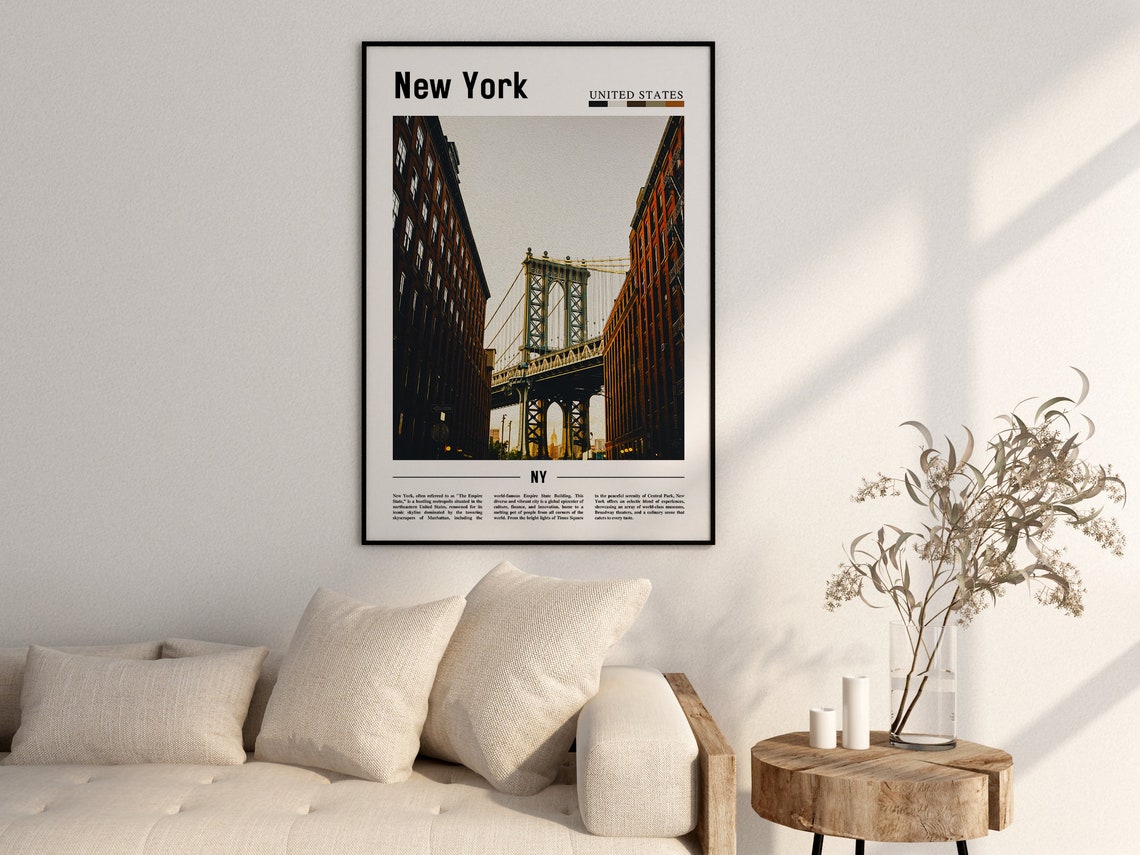 New York Poster New York Print New York Wall Art Ny Photo Ny Poster Ny Print New York Photo Travel Poster - Image 2