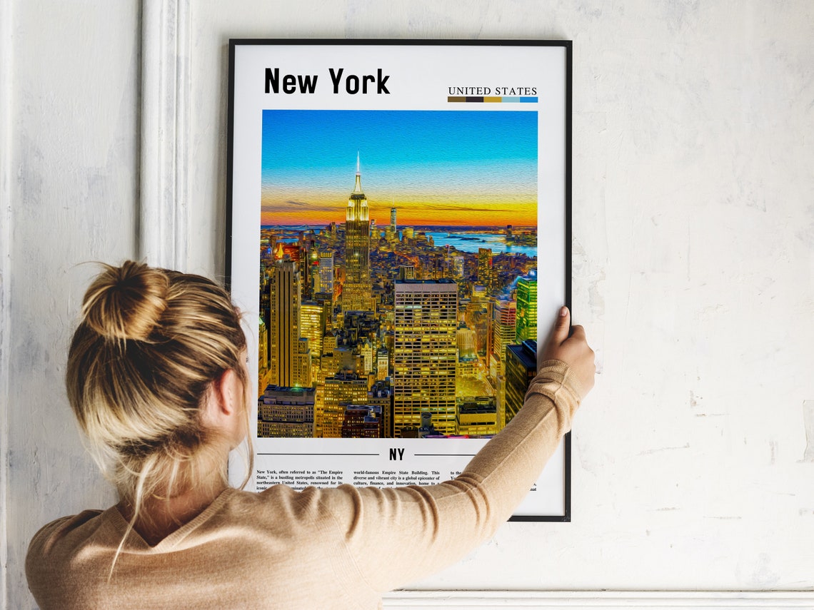 New York Poster New York Print New York Wall Art Ny Photo Ny Poster Ny Print New York Photo Travel Poster - Image 5