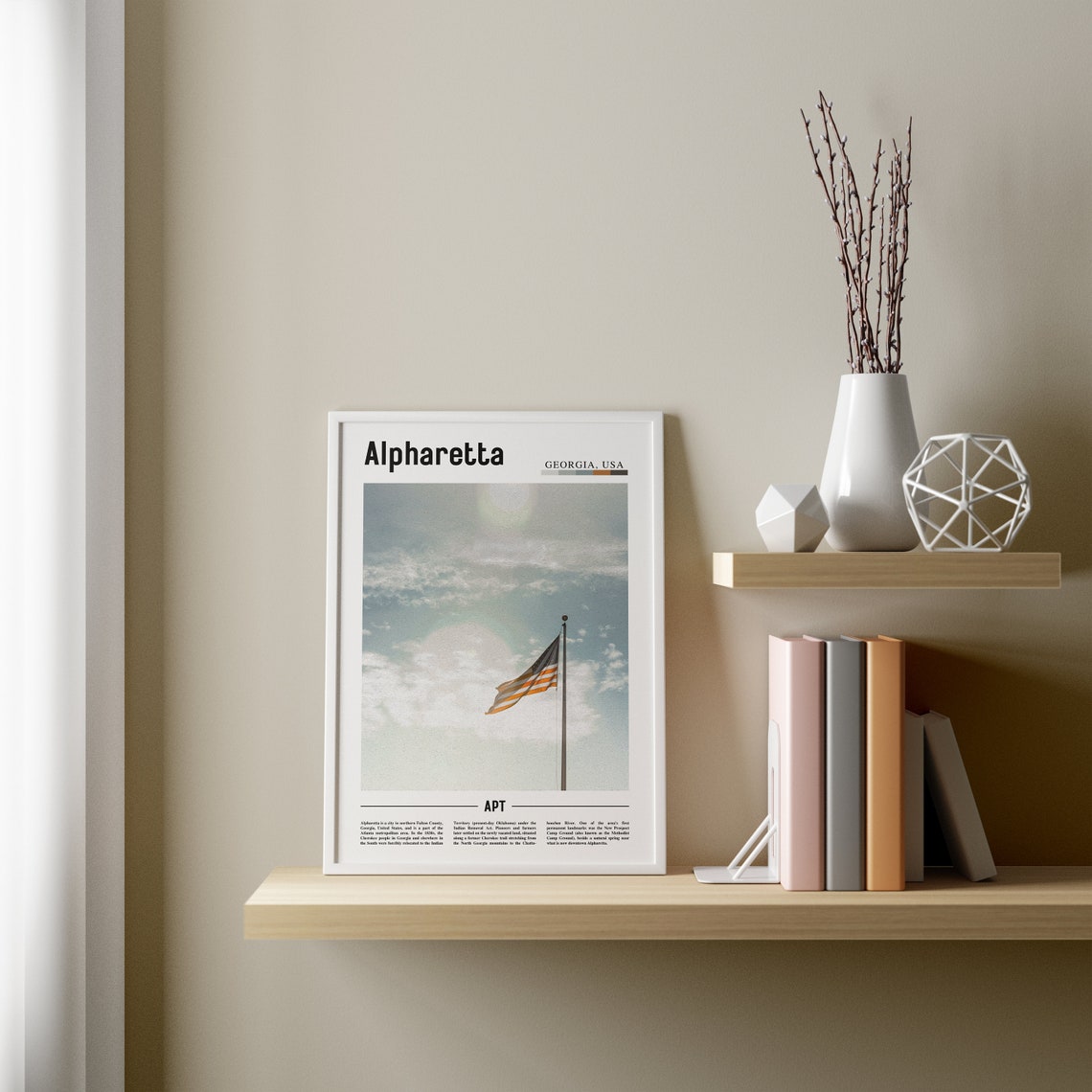 Alpharetta Print Alpharetta Poster Alpharetta Wall Art United States Photo United States Poster United States Print Travel Poster - Image 2