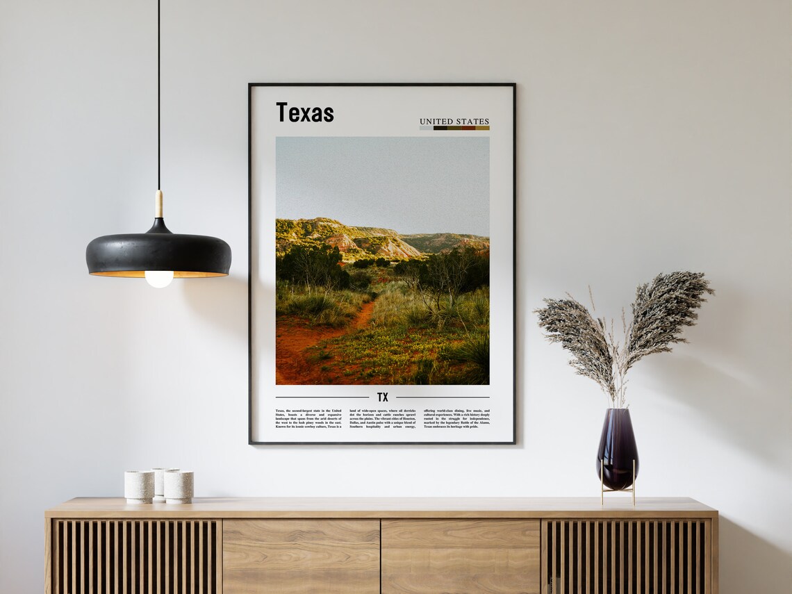 Texas Travel Poster, United States Photo - Image 4