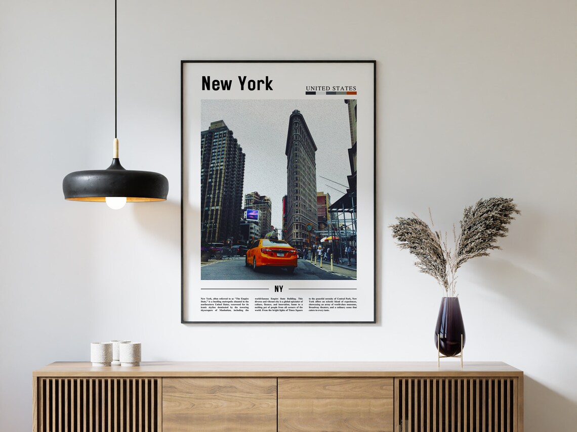 New York Travel Poster, New York Photo Art Print - Image 4