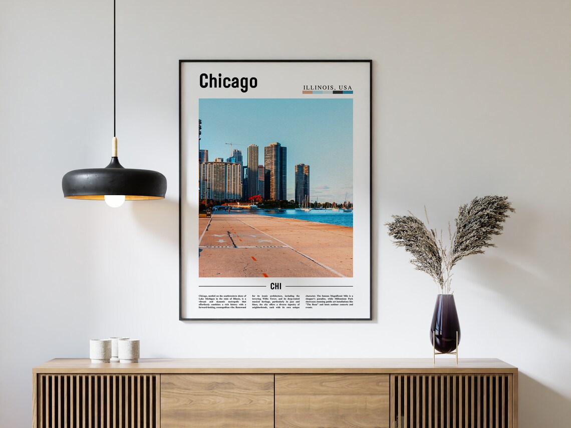 Chicago Travel Poster, United States Photo - Image 4